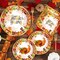 96 PCS -Thanksgiving Party Decorations Party Supplies,Thanksgiving Disposable Dinnerware Set(Thanksgiving Tableware Set)9 x 9 x 1.2 inches